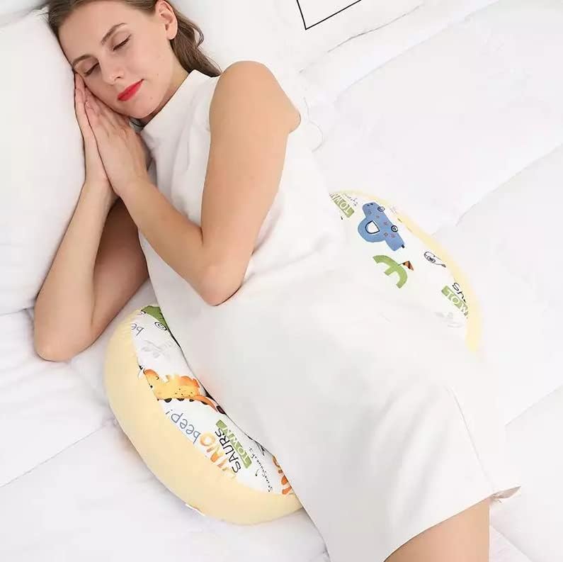 כרית שינה בצד יולדות עם רצועה אמצעית מתכווננת | קומפקטי וקירור, עיצוב הישארות | Almohada para Embarazada | כריות הריון לשינה